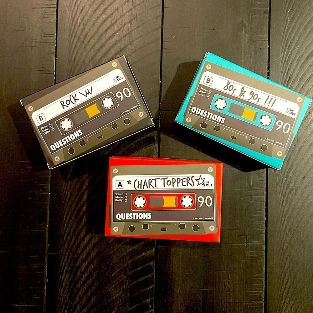 NWT! “Music Mayhem Mix”, 3-Pack, Multiplayer, Music Trivia Card Game. Ages 12+.